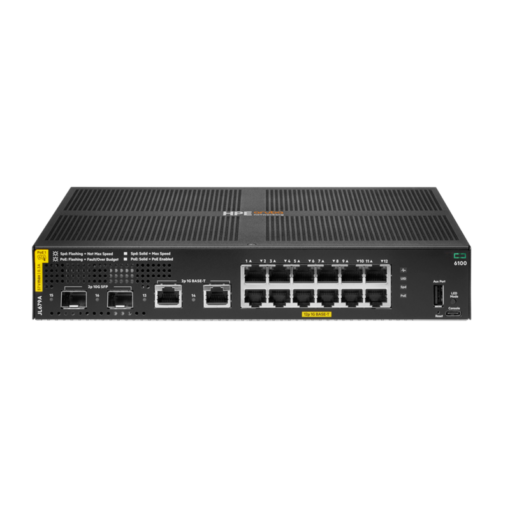 HPE Aruba 6100 12G CL4 2SFP+ POE 139W Switch [JL679A]
