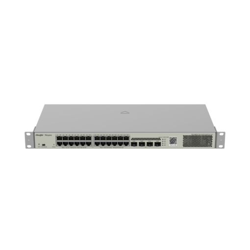 Reyee RG-NBS3100-24GT4SFP-P V2 , 24-Port Gigabit L2 Managed POE Switch, 24 Gigabit RJ45 POE/POE+ Ports, 4 SFP Slots, 370W PoE power budget, 19-inch Rack-mountable Stell Case