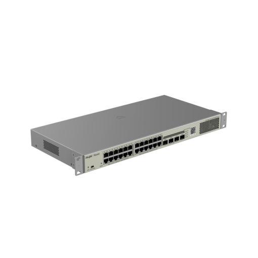 Reyee RG-NBS3100-24GT4SFP-P V2 , 24-Port Gigabit L2 Managed POE Switch, 24 Gigabit RJ45 POE/POE+ Ports, 4 SFP Slots, 370W PoE power budget, 19-inch Rack-mountable Stell Case - Image 2