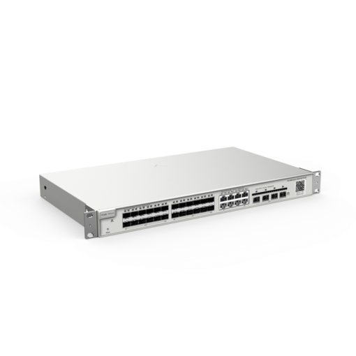 Reyee RG-NBS3200-24SFP/8GT4XS , 24-Port SFP L2 Managed 10G Switch, 24  SFP Slots, 8 Gigabit RJ45 Combo Ports, 4 *10G SFP+ Slots, 19-inch Rack-mountable Steel Case - Image 2