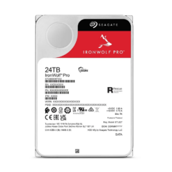 SEAGATE IRONWOLF PRO HDD 24 TB  7200RPM 512MB  SATA-3 (ST24000NT002)