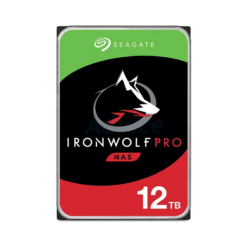 SEAGATE IRONWOLF PRO HDD 12TB 7200RPM 256MB SATA-3 (ST12000NT001)