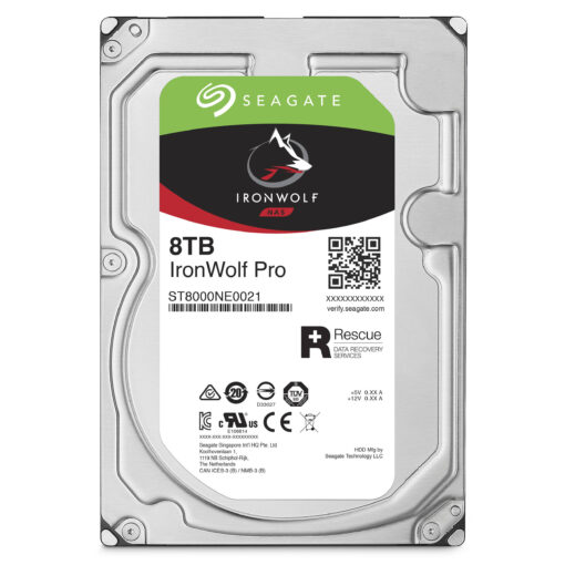 Seagate IronWolf Pro  HDD 8TB 256MB 7200RPM SATA3 (ST8000NE001)