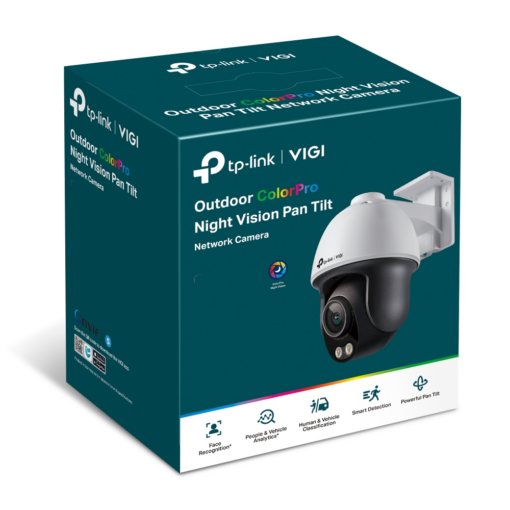 TP-LINK VIGI C540S(4mm) 4MP Outdoor ColorPro Night Vision Pan Tilt Network Camera - Image 4