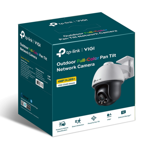 TP-LINK VIGI C540(4mm) 4MP Outdoor Full-Color Pan Tilt Network Camera - Image 2