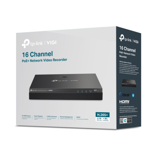 TP-LINK VIGI NVR2016H-16P 16CH POE+ NETWORK VIDEO RECORDER 140W - Image 4