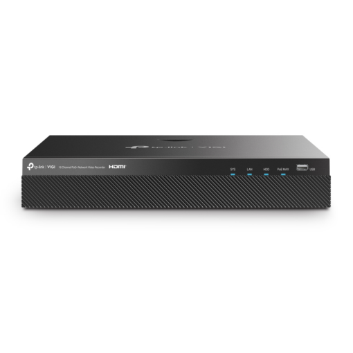 TP-LINK VIGI NVR2016H-16P 16CH POE+ NETWORK VIDEO RECORDER 140W