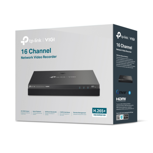 TP-LINK VIGI NVR2016H 16 Channel Network Video Recorder - Image 4